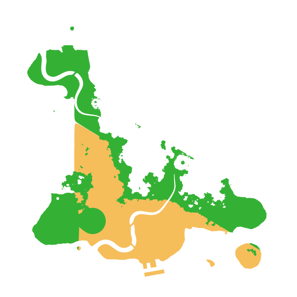 Biome Rust Map: Procedural Map, Size: 3000, Seed: 19369593