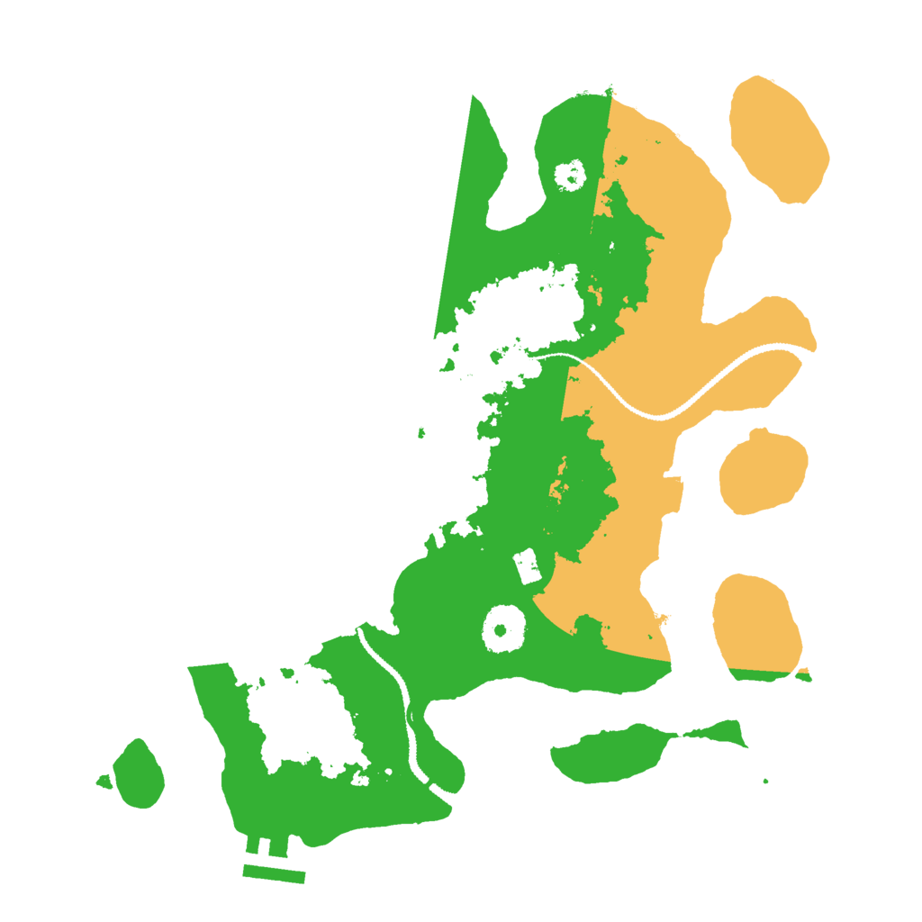 Biome Rust Map: Procedural Map, Size: 3000, Seed: 1603000841