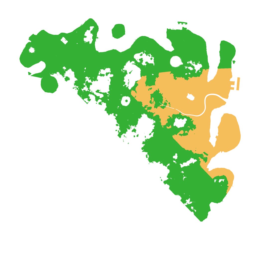 Biome Rust Map: Procedural Map, Size: 4000, Seed: 2070469254