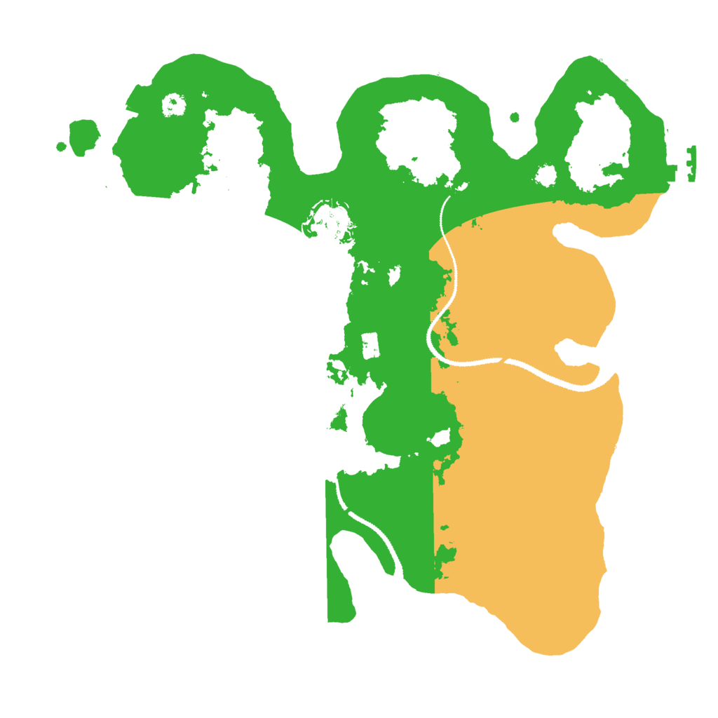 Biome Rust Map: Procedural Map, Size: 3000, Seed: 1371582769