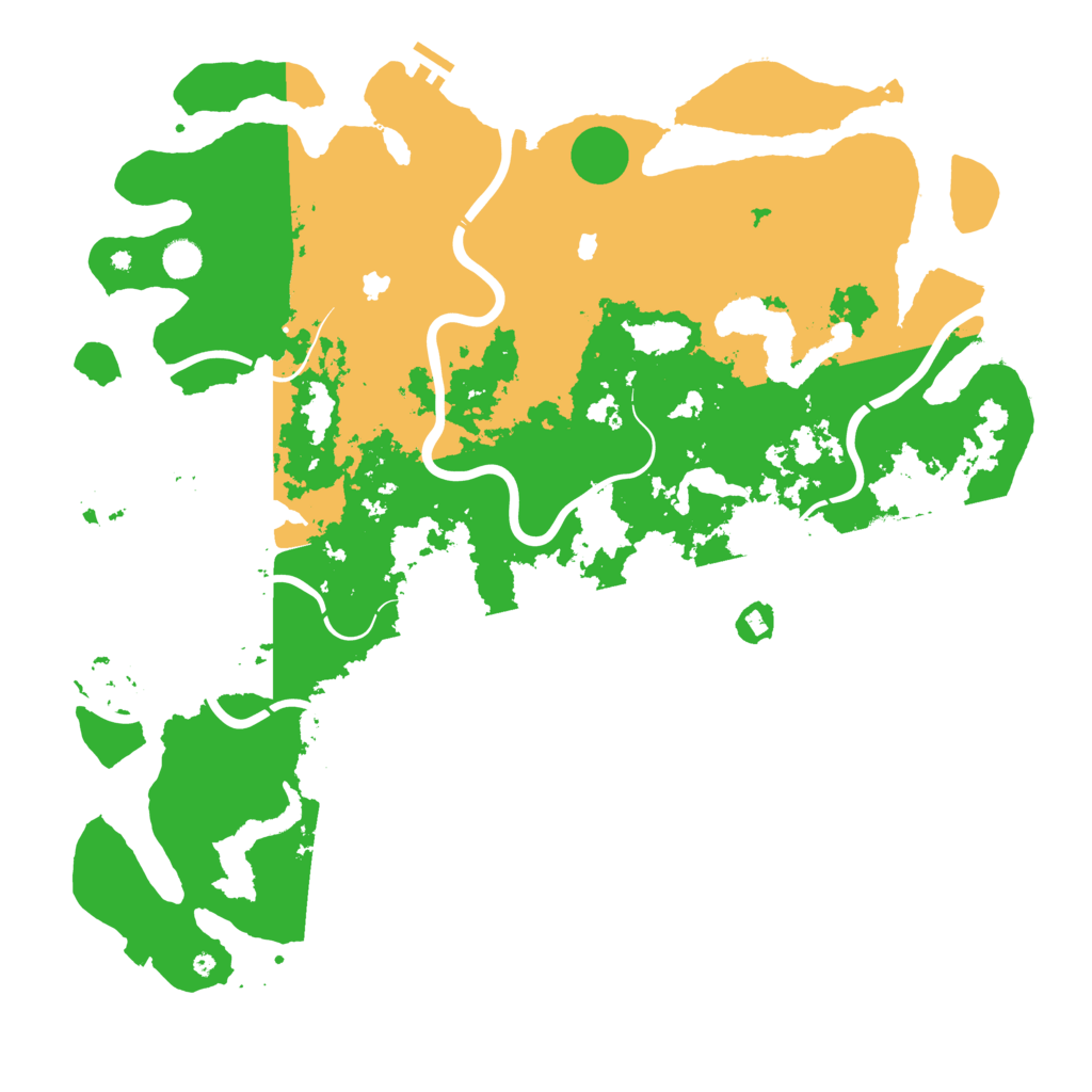 Biome Rust Map: Procedural Map, Size: 5000, Seed: 1707266350