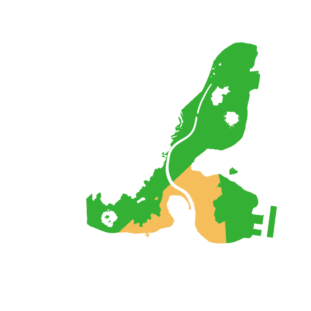 Biome Rust Map: Procedural Map, Size: 2000, Seed: 1930306461