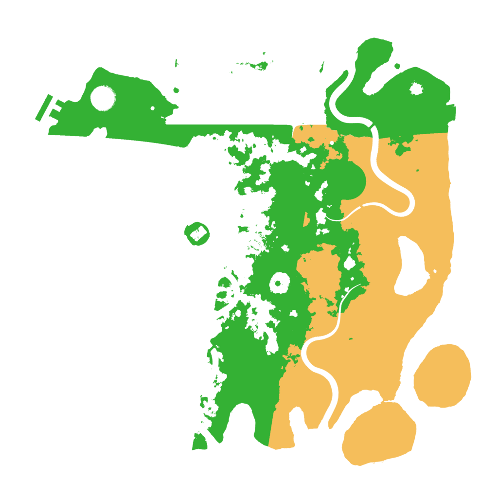 Biome Rust Map: Procedural Map, Size: 3550, Seed: 300