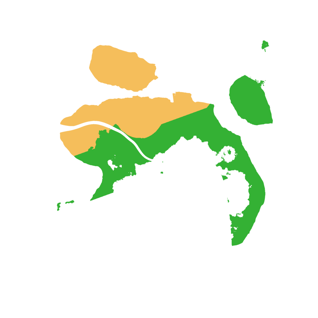 Biome Rust Map: Procedural Map, Size: 2000, Seed: 759771324