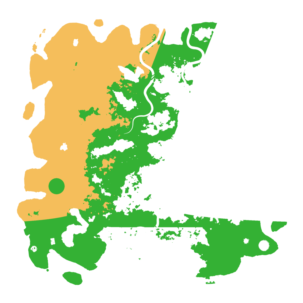 Biome Rust Map: Procedural Map, Size: 5000, Seed: 1779105398