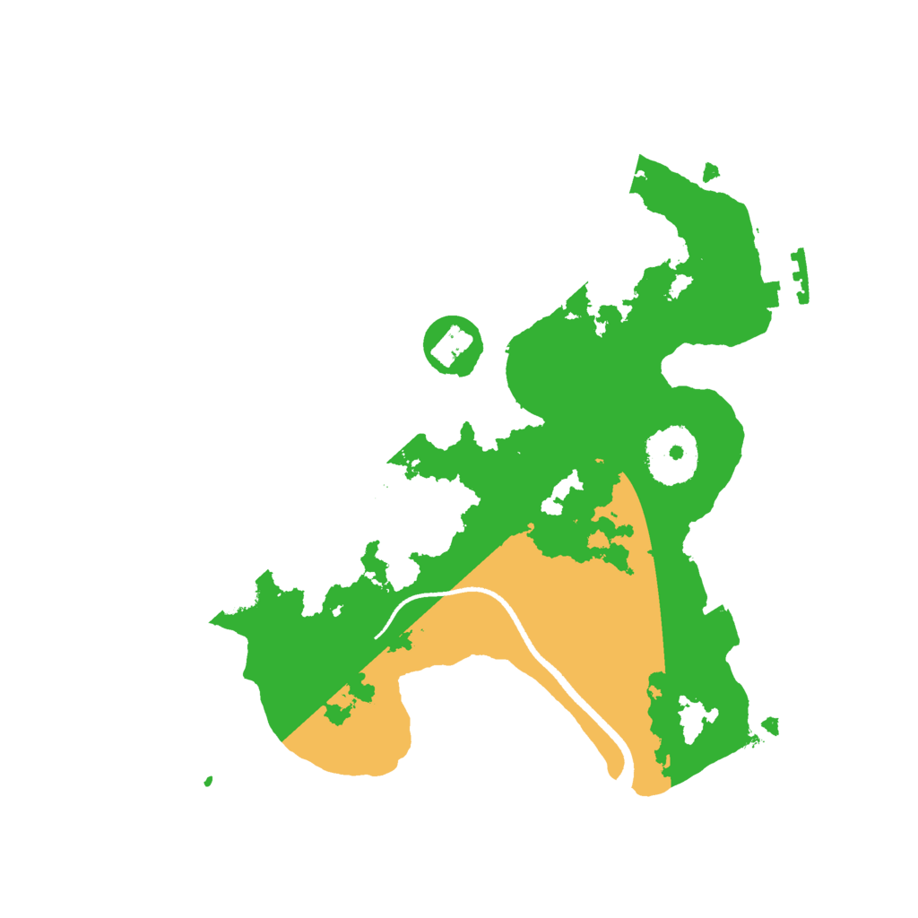 Biome Rust Map: Procedural Map, Size: 2500, Seed: 1555268055