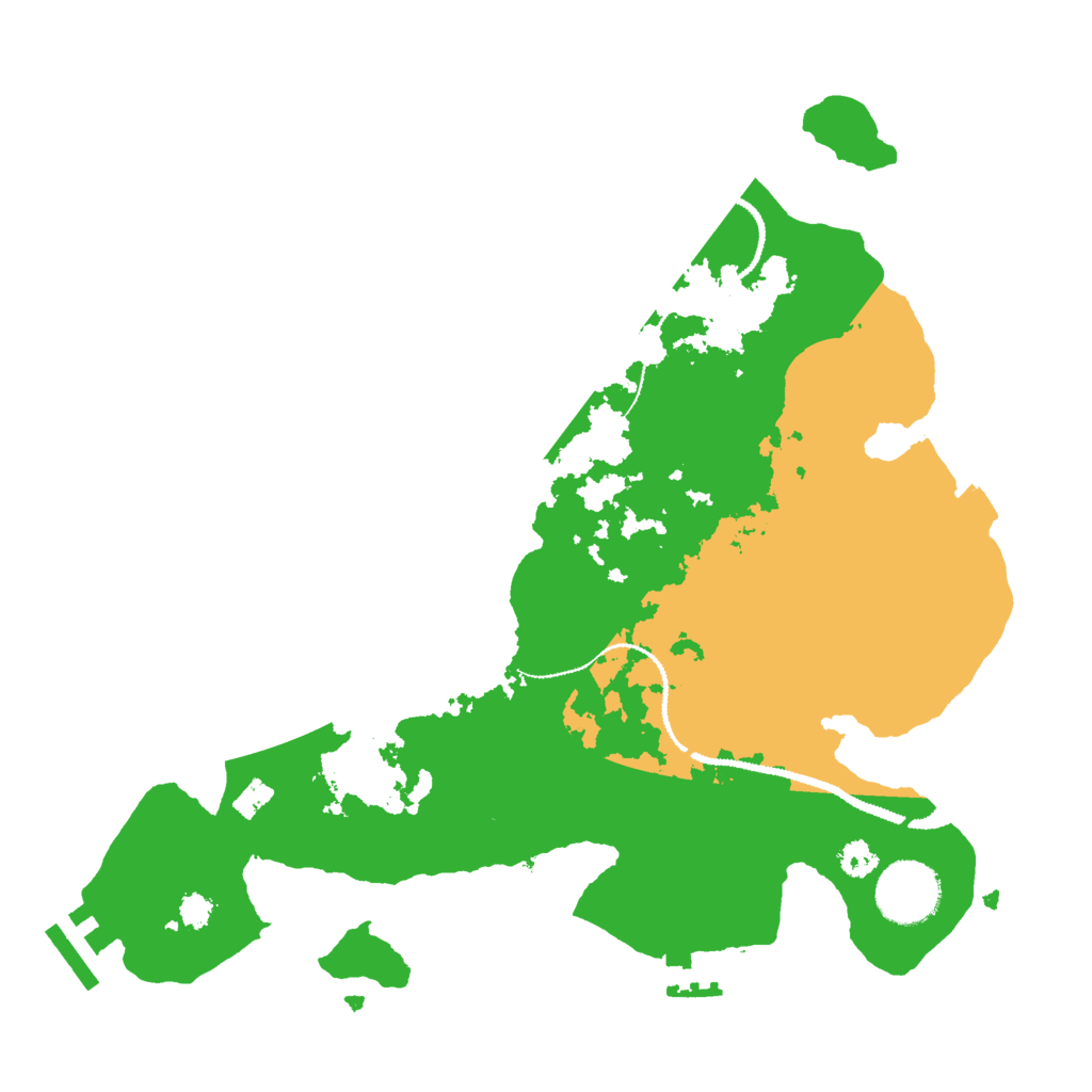 Biome Rust Map: Procedural Map, Size: 3000, Seed: 1026409009