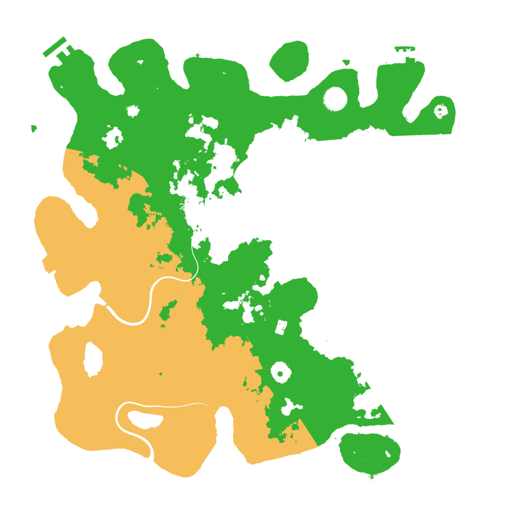 Biome Rust Map: Procedural Map, Size: 3750, Seed: 307224675