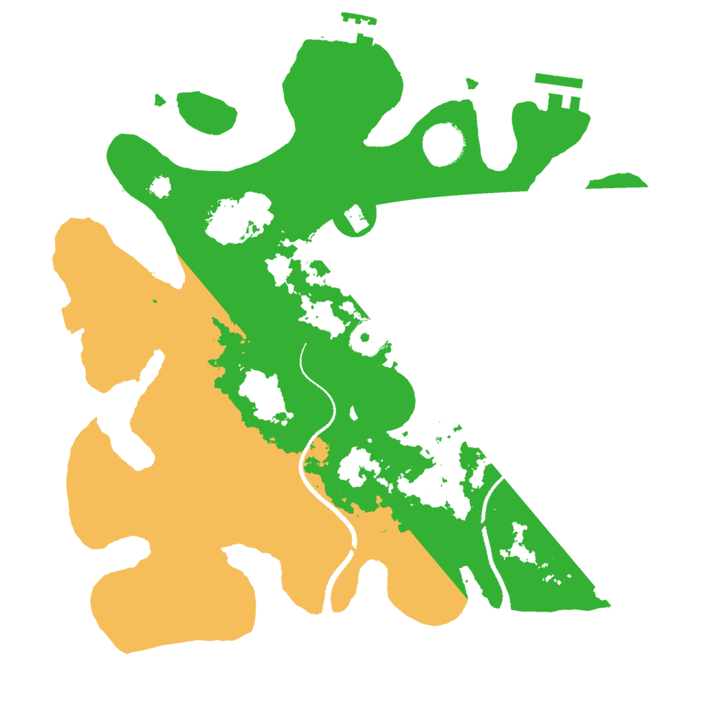 Biome Rust Map: Procedural Map, Size: 3000, Seed: 64556
