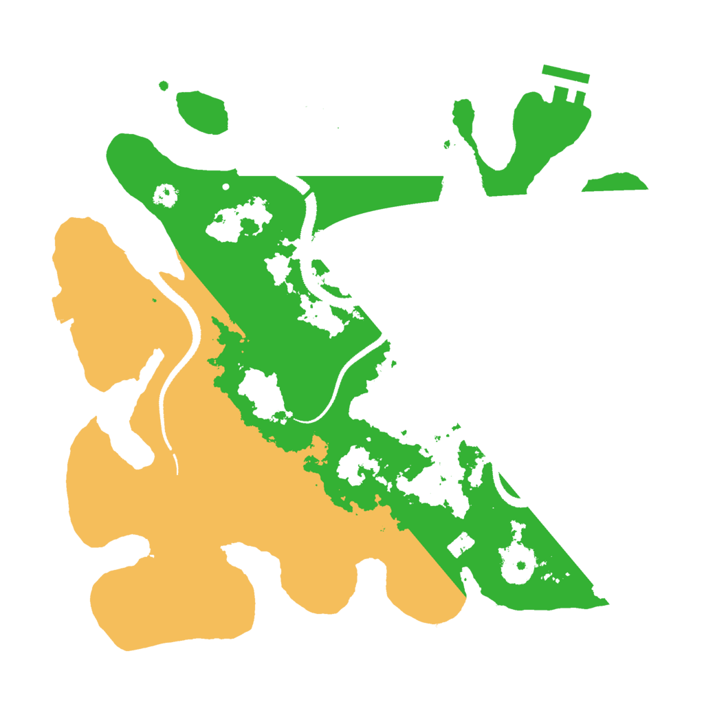 Biome Rust Map: Procedural Map, Size: 3000, Seed: 64556