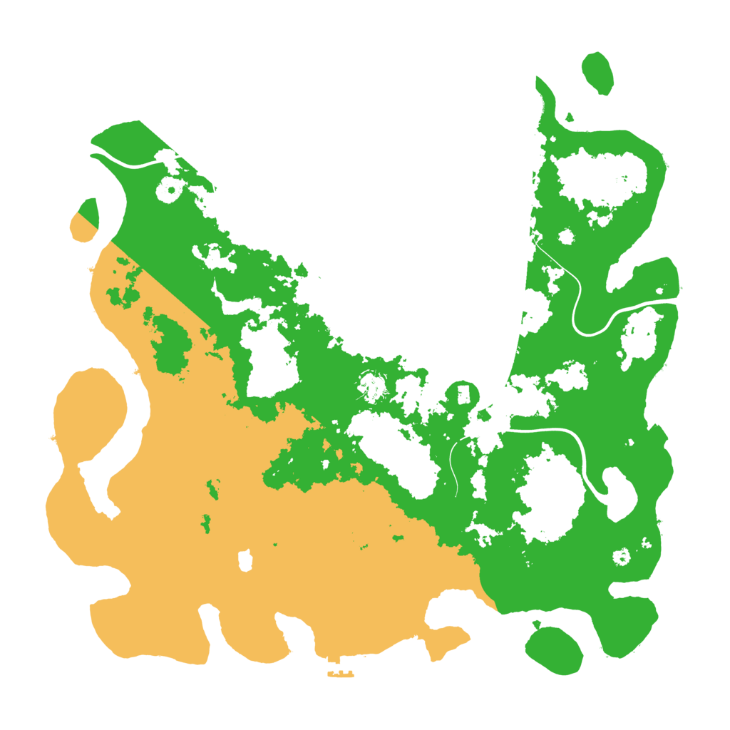 Biome Rust Map: Procedural Map, Size: 4200, Seed: 549505374