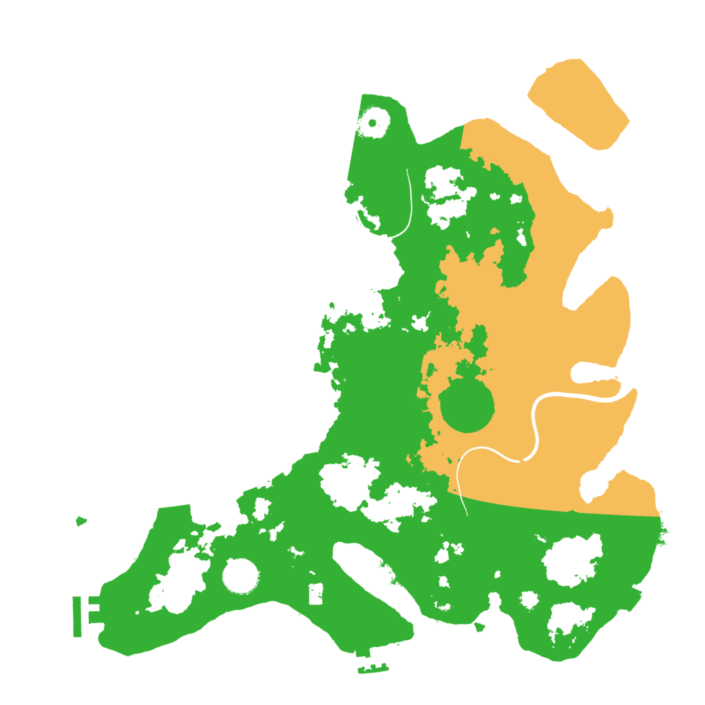Biome Rust Map: Procedural Map, Size: 3500, Seed: 320455347