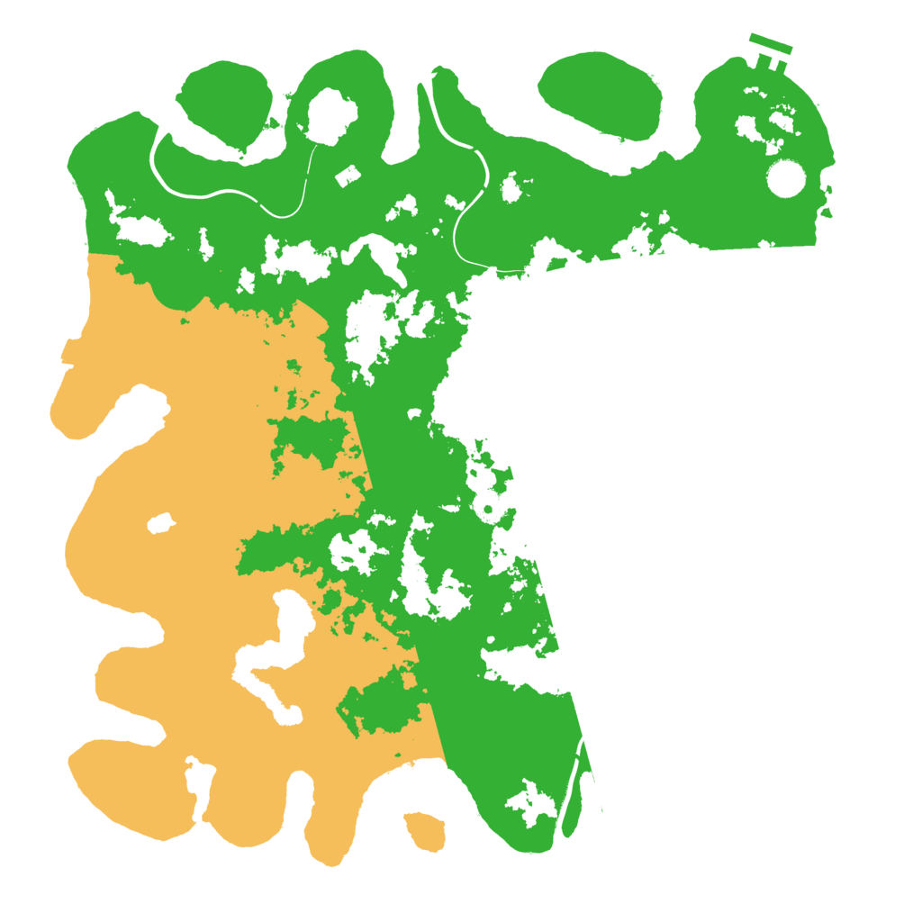 Biome Rust Map: Procedural Map, Size: 4250, Seed: 1118371965