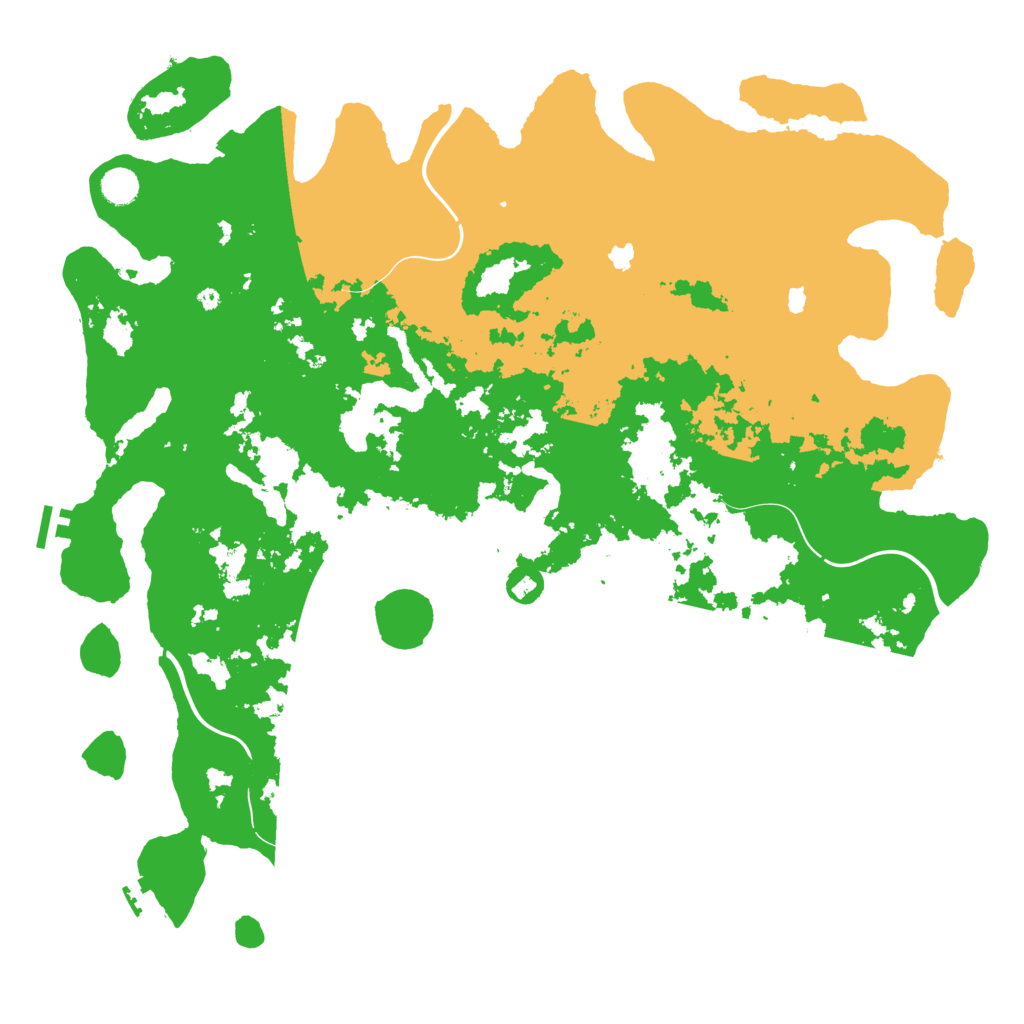 Biome Rust Map: Procedural Map, Size: 4800, Seed: 248667259