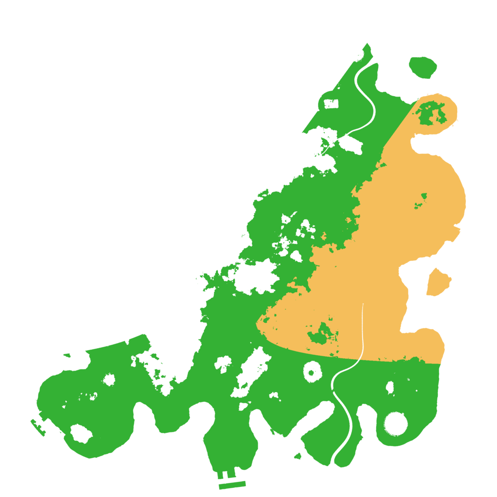 Biome Rust Map: Procedural Map, Size: 3750, Seed: 564368039