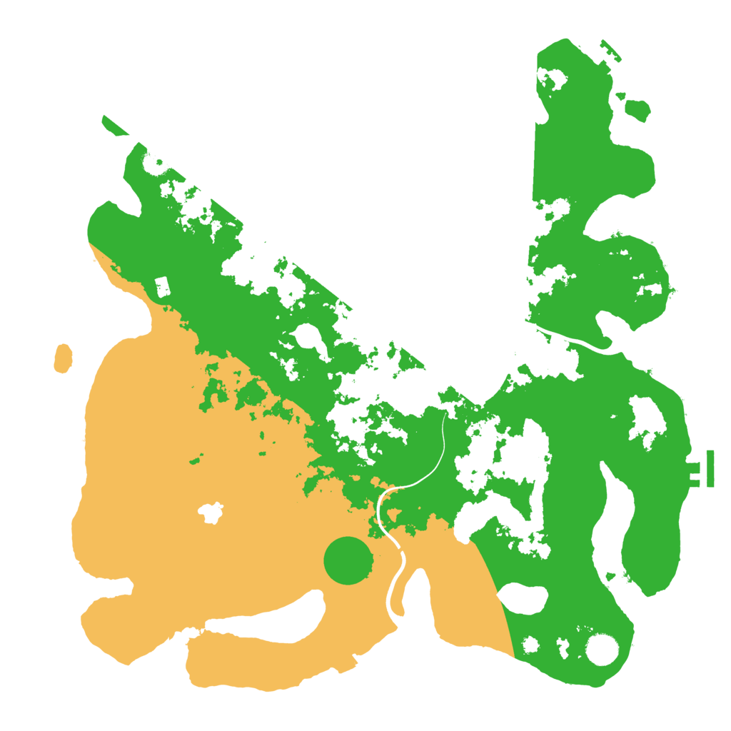 Biome Rust Map: Procedural Map, Size: 4000, Seed: 758402