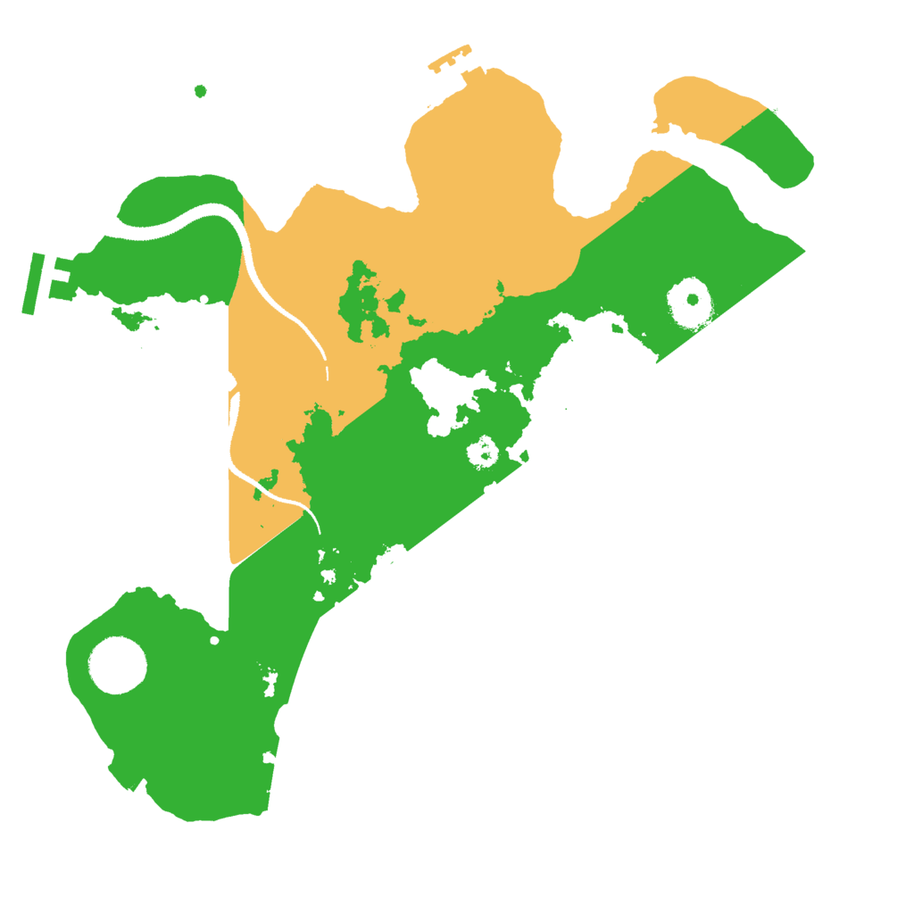 Biome Rust Map: Procedural Map, Size: 3000, Seed: 237489247