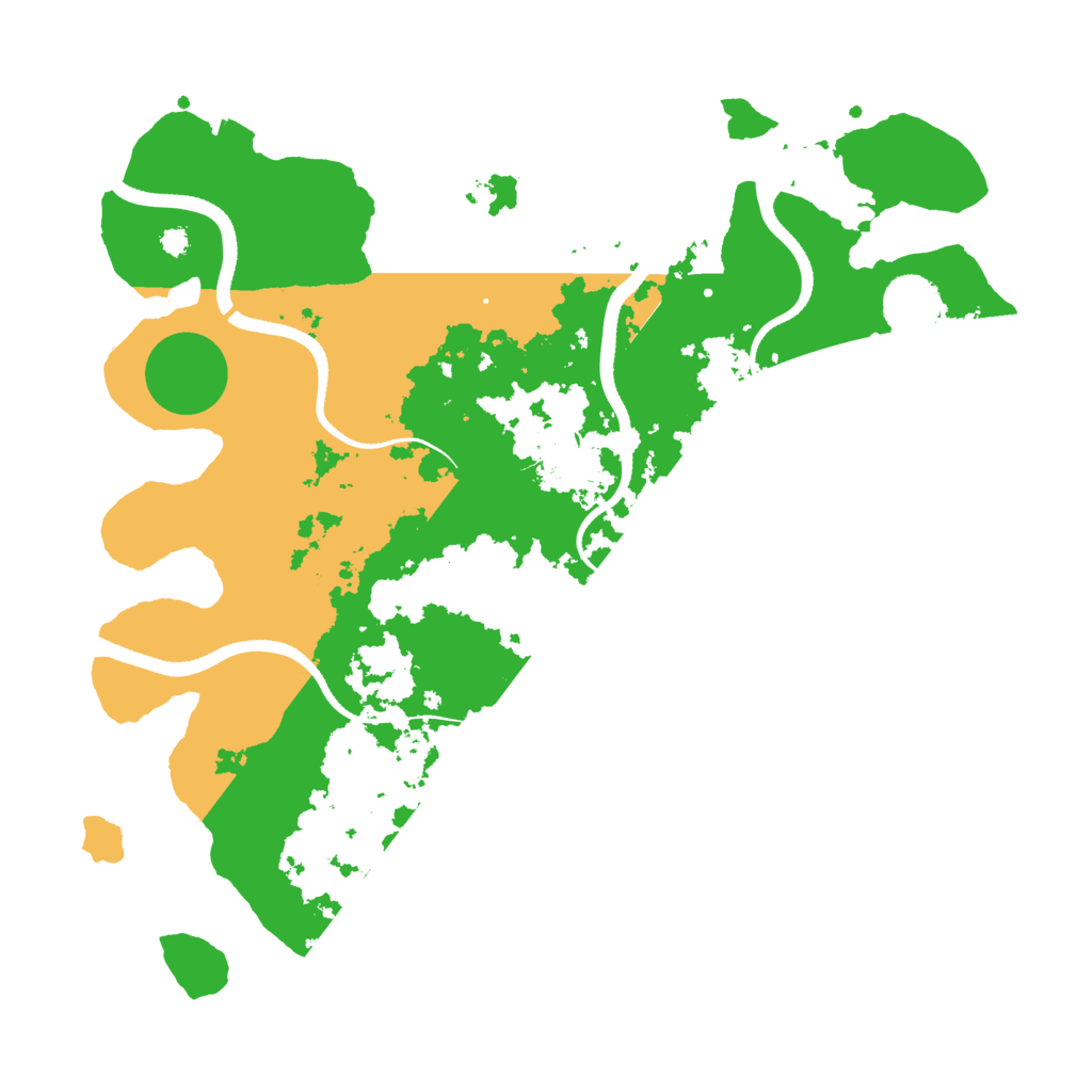 Biome Rust Map: Procedural Map, Size: 3500, Seed: 1794