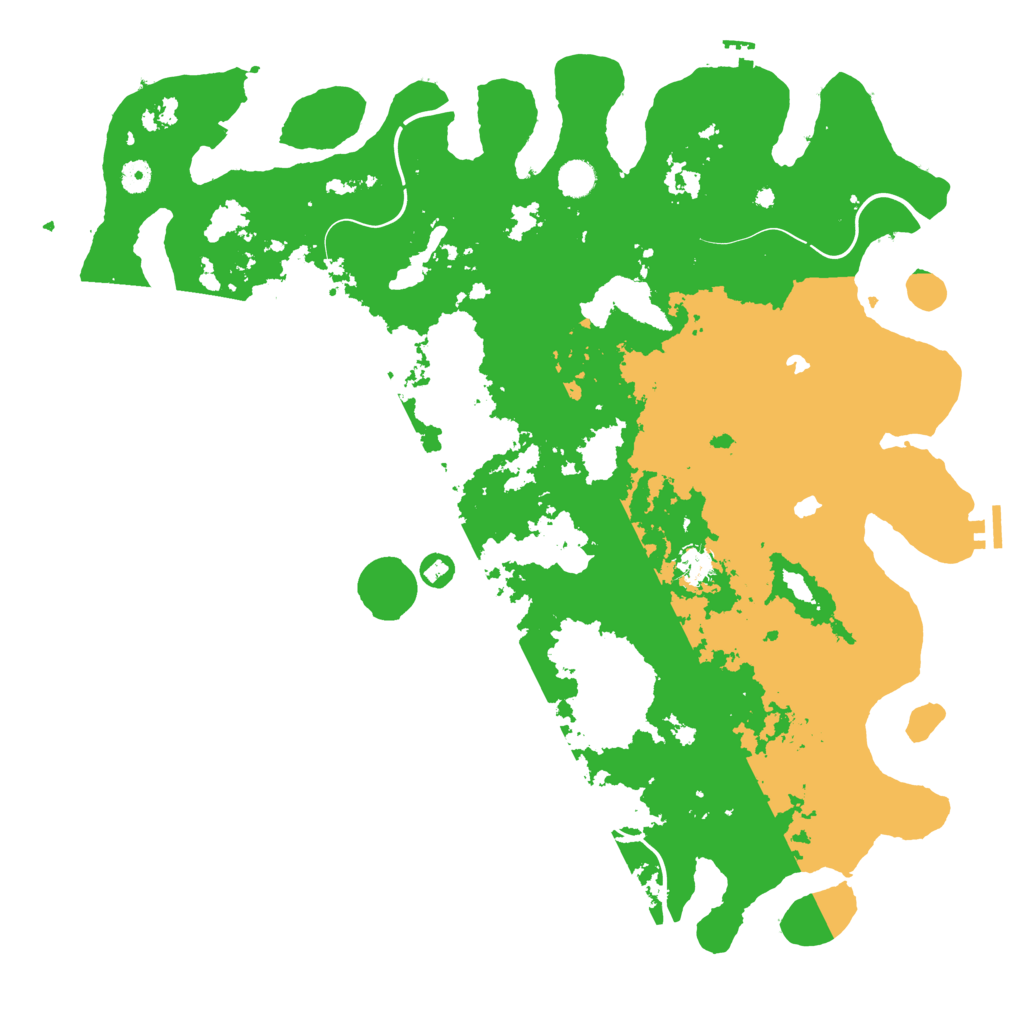 Biome Rust Map: Procedural Map, Size: 4800, Seed: 467775605