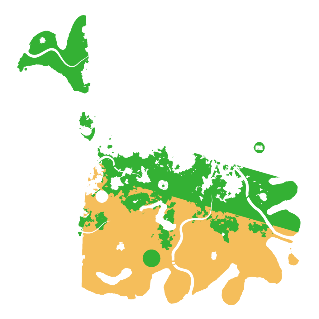 Biome Rust Map: Procedural Map, Size: 4800, Seed: 884206988