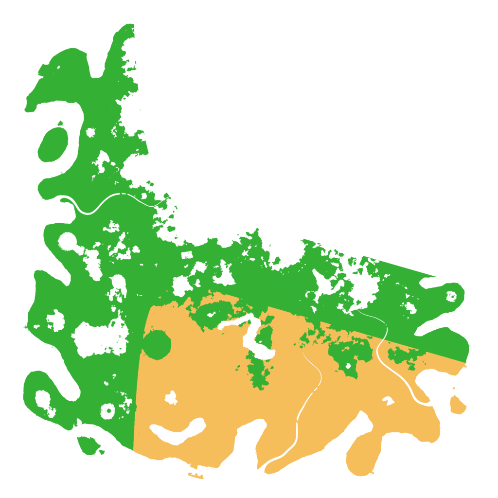 Biome Rust Map: Procedural Map, Size: 4800, Seed: 884206988