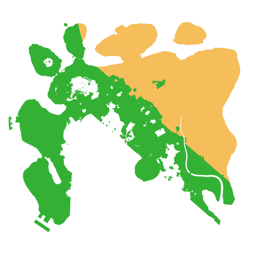 Biome Rust Map: Procedural Map, Size: 3000, Seed: 569604842