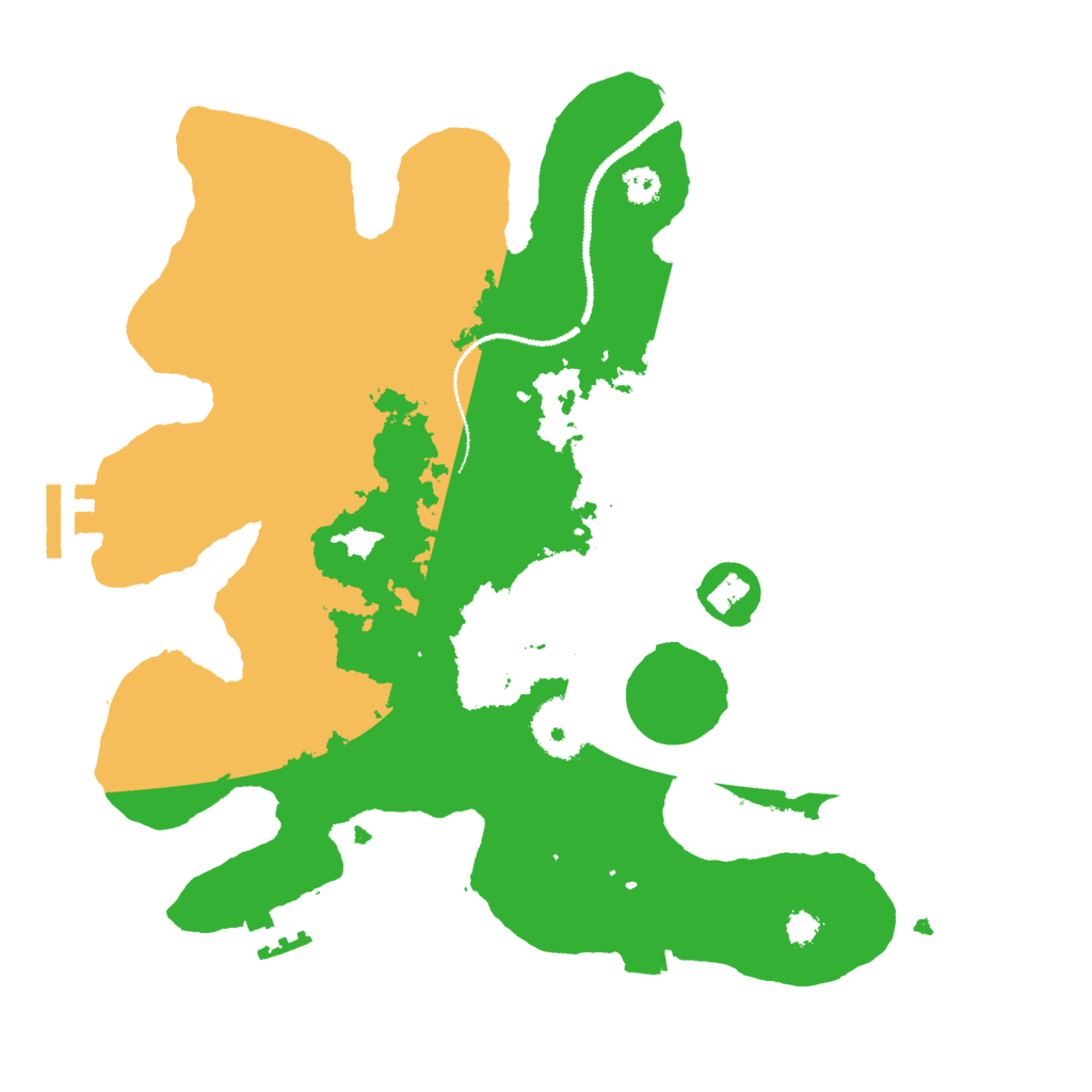 Biome Rust Map: Procedural Map, Size: 3000, Seed: 725459270