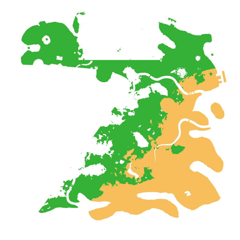 Biome Rust Map: Procedural Map, Size: 4250, Seed: 15016