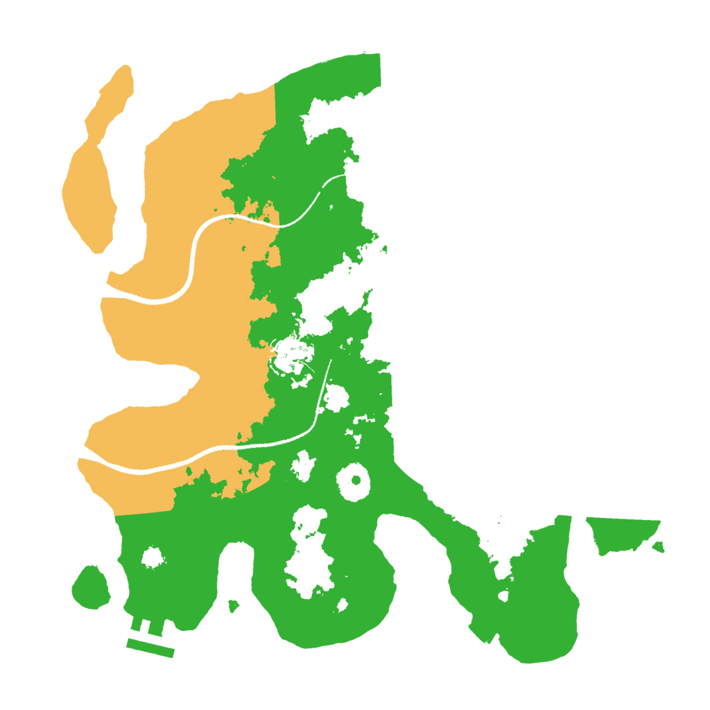 Biome Rust Map: Procedural Map, Size: 3000, Seed: 3306