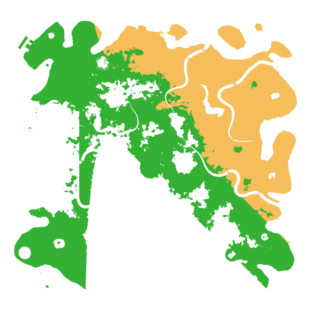 Biome Rust Map: Procedural Map, Size: 4500, Seed: 765175505