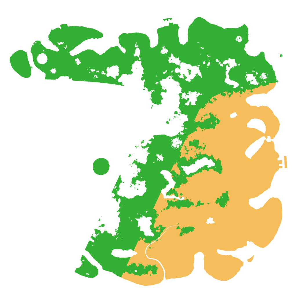 Biome Rust Map: Procedural Map, Size: 5000, Seed: 1958291931