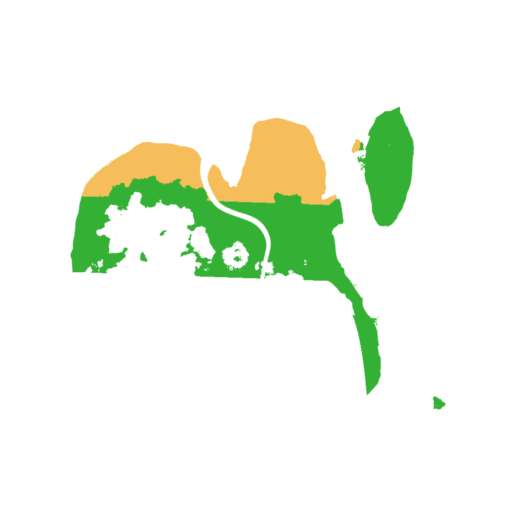 Biome Rust Map: Procedural Map, Size: 2000, Seed: 1579261263