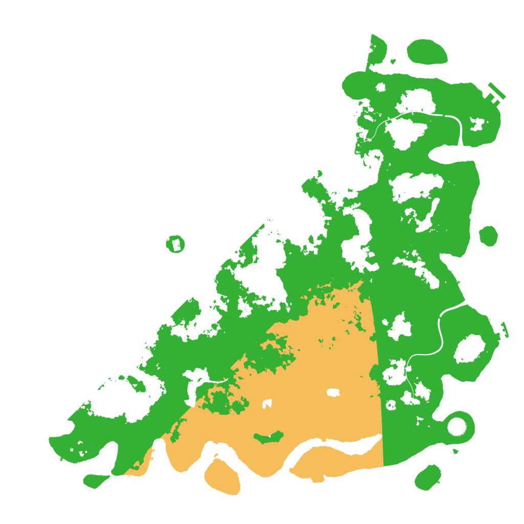 Biome Rust Map: Procedural Map, Size: 5000, Seed: 864946