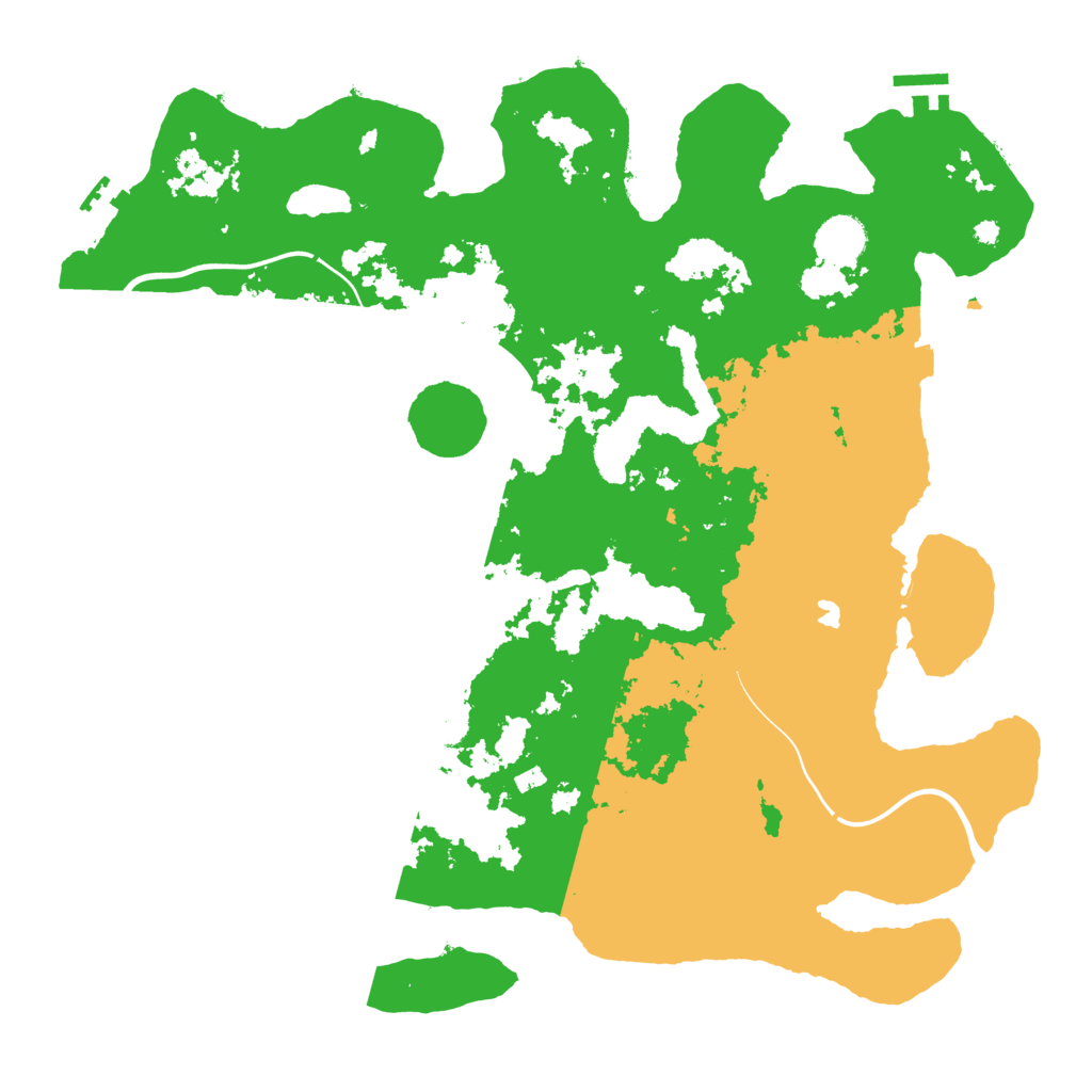 Biome Rust Map: Procedural Map, Size: 4000, Seed: 2250