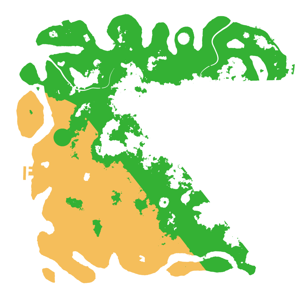 Biome Rust Map: Procedural Map, Size: 4500, Seed: 112532573
