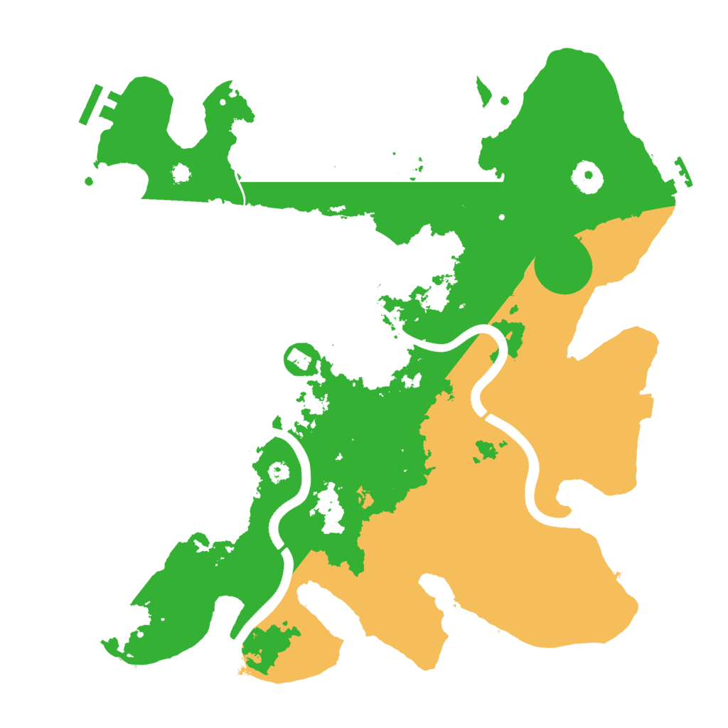 Biome Rust Map: Procedural Map, Size: 3500, Seed: 1367833556