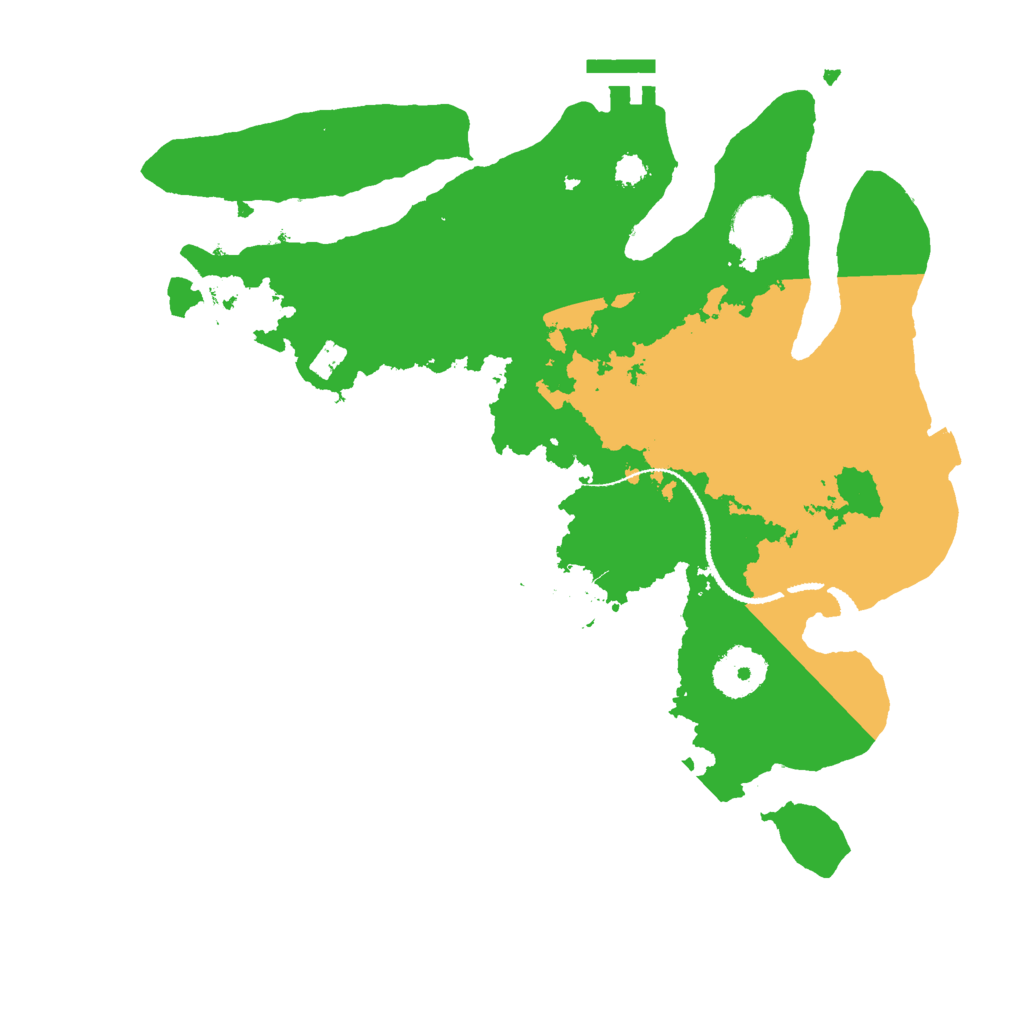 Biome Rust Map: Procedural Map, Size: 3000, Seed: 542632