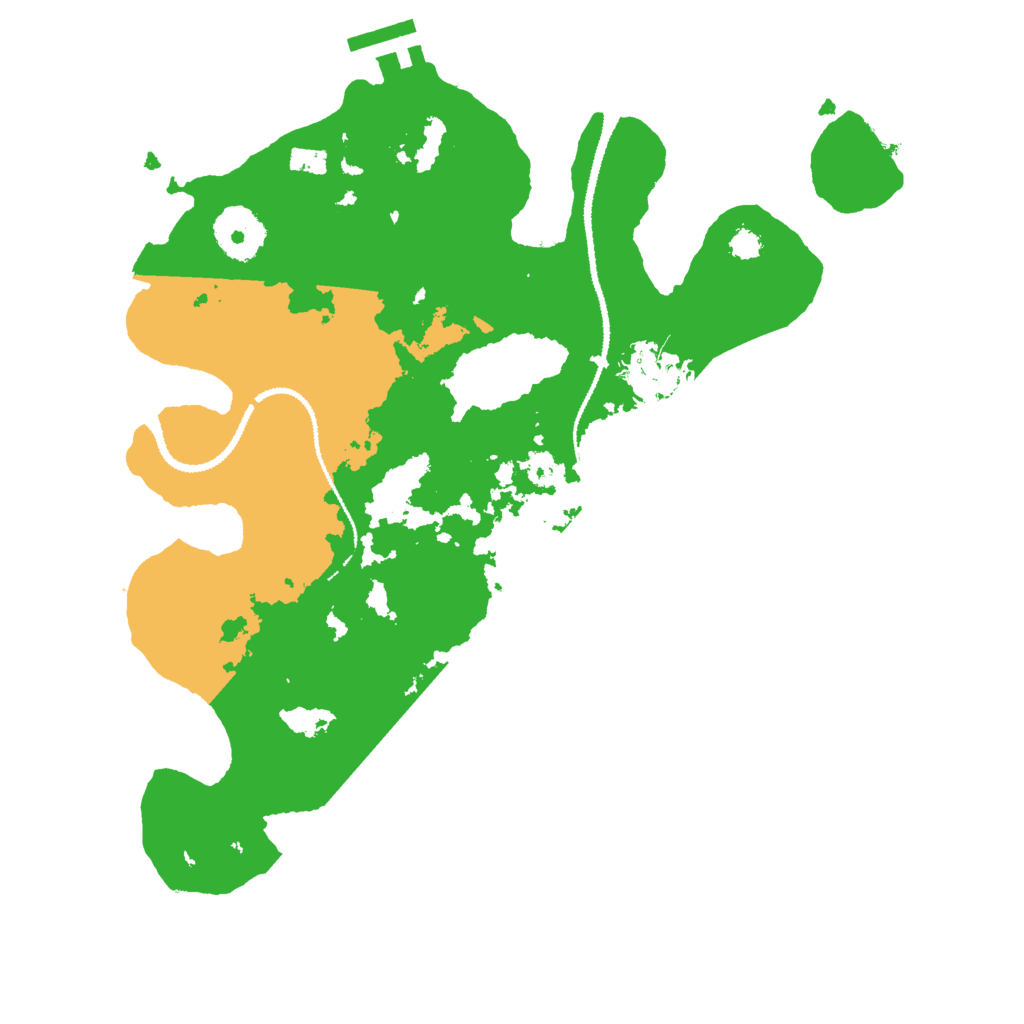 Biome Rust Map: Procedural Map, Size: 3000, Seed: 142314386