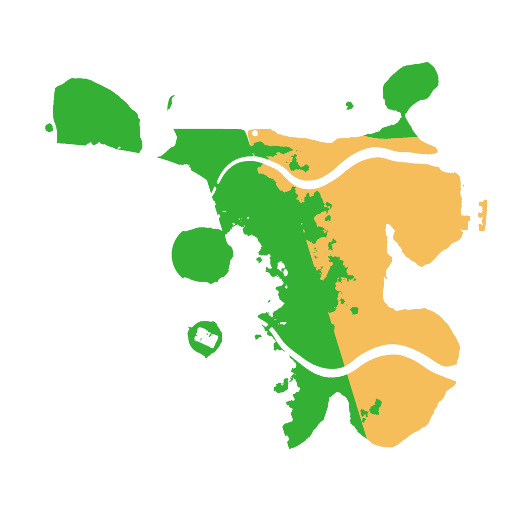 Biome Rust Map: Procedural Map, Size: 2500, Seed: 973465570
