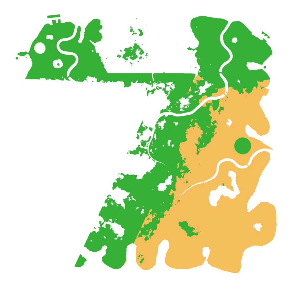 Biome Rust Map: Procedural Map, Size: 4624, Seed: 634869