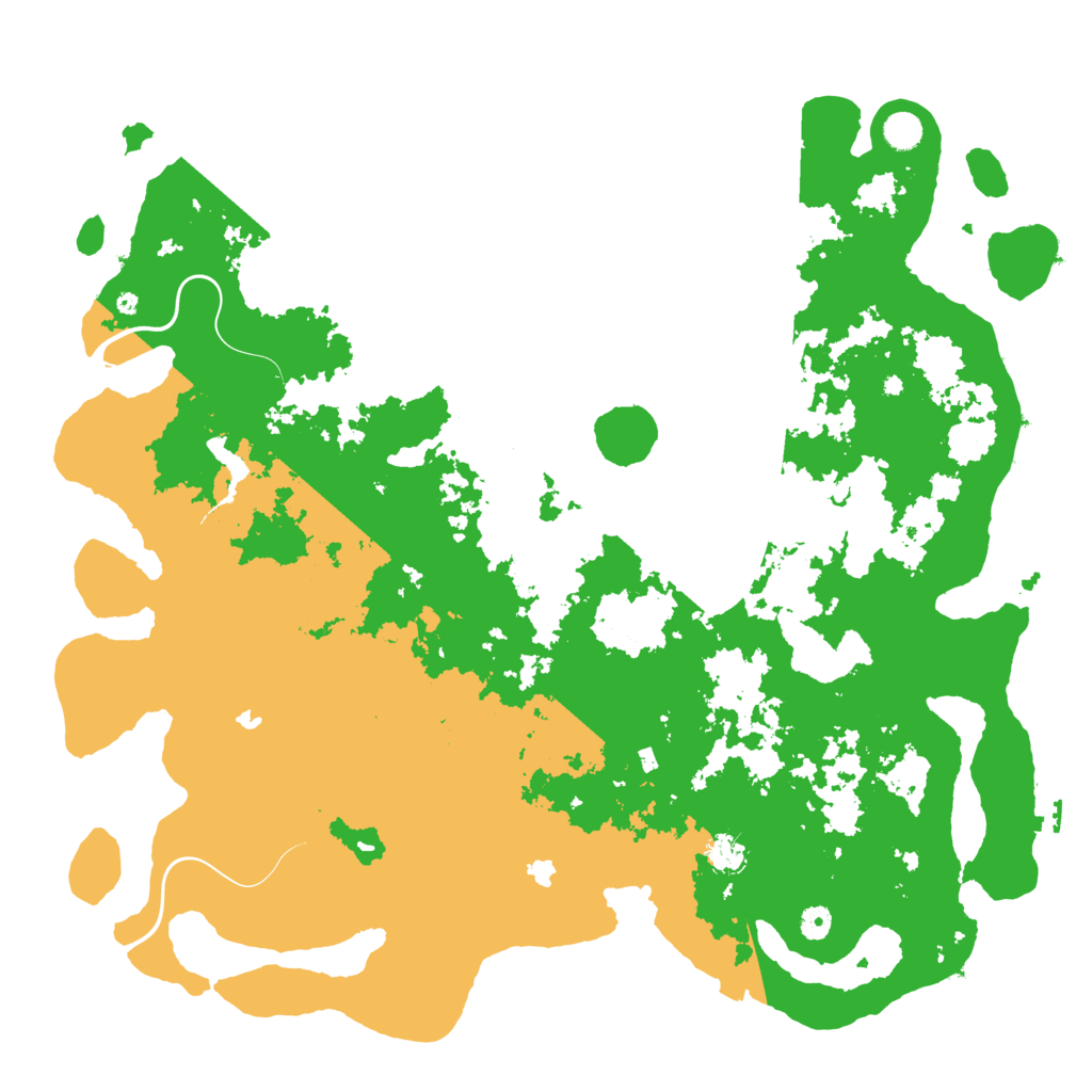 Biome Rust Map: Procedural Map, Size: 5000, Seed: 29835477