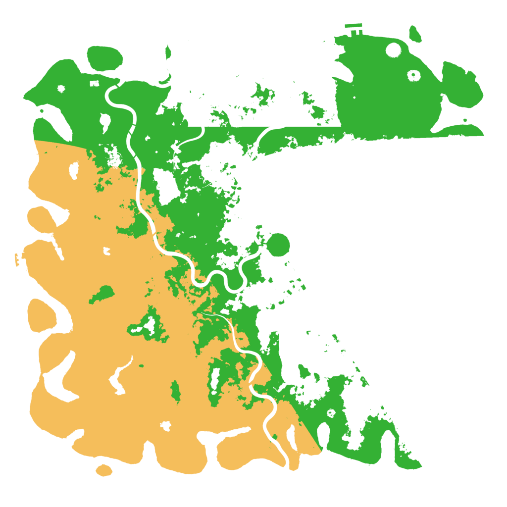Biome Rust Map: Procedural Map, Size: 6000, Seed: 3918765