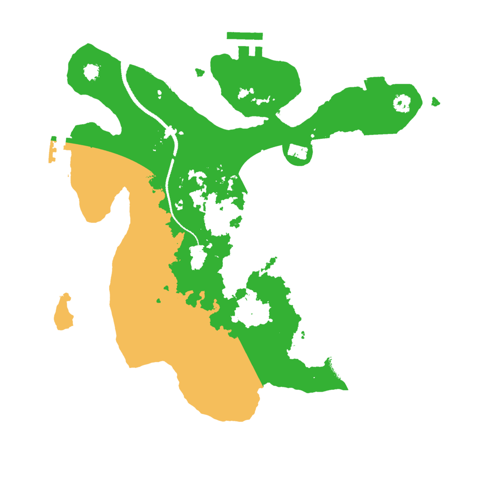 Biome Rust Map: Procedural Map, Size: 2800, Seed: 1315819046