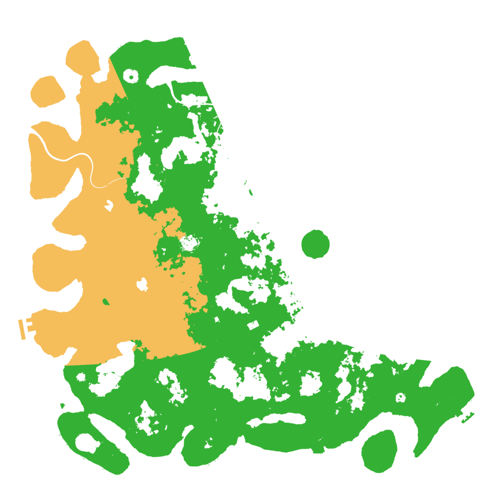 Biome Rust Map: Procedural Map, Size: 5000, Seed: 53443535