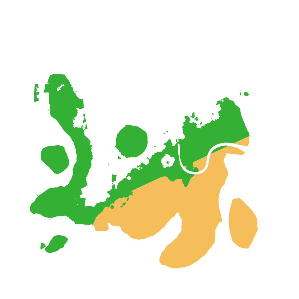 Biome Rust Map: Procedural Map, Size: 2500, Seed: 699554