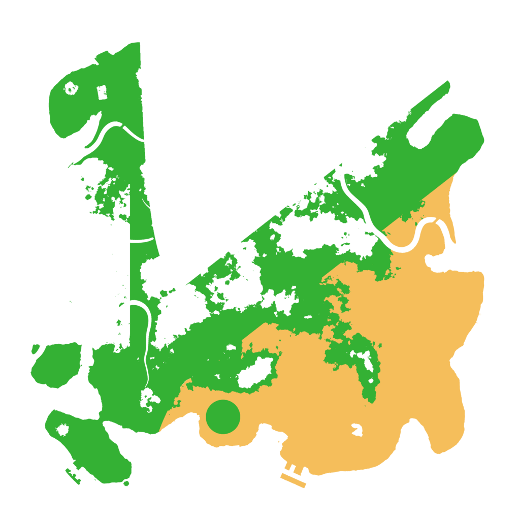 Biome Rust Map: Procedural Map, Size: 4000, Seed: 2117735897