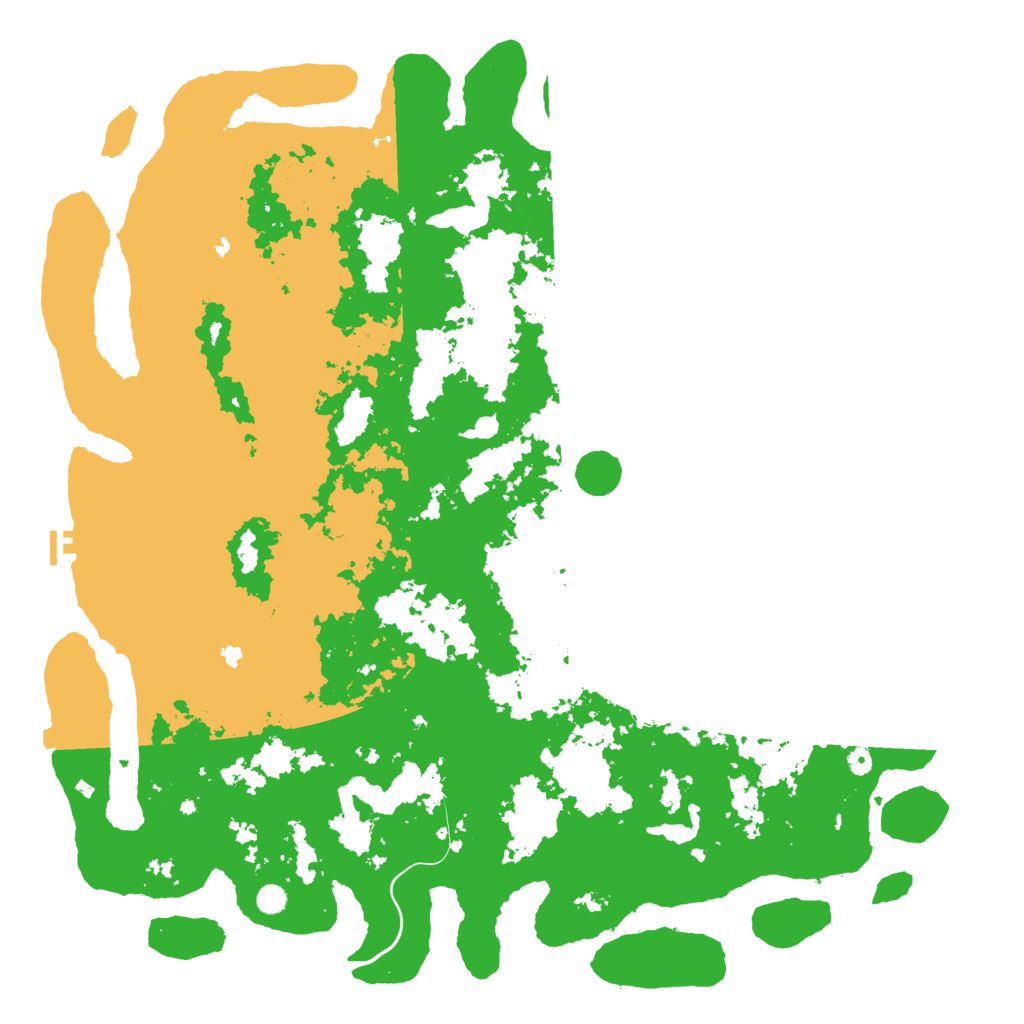 Biome Rust Map: Procedural Map, Size: 6000, Seed: 152744600