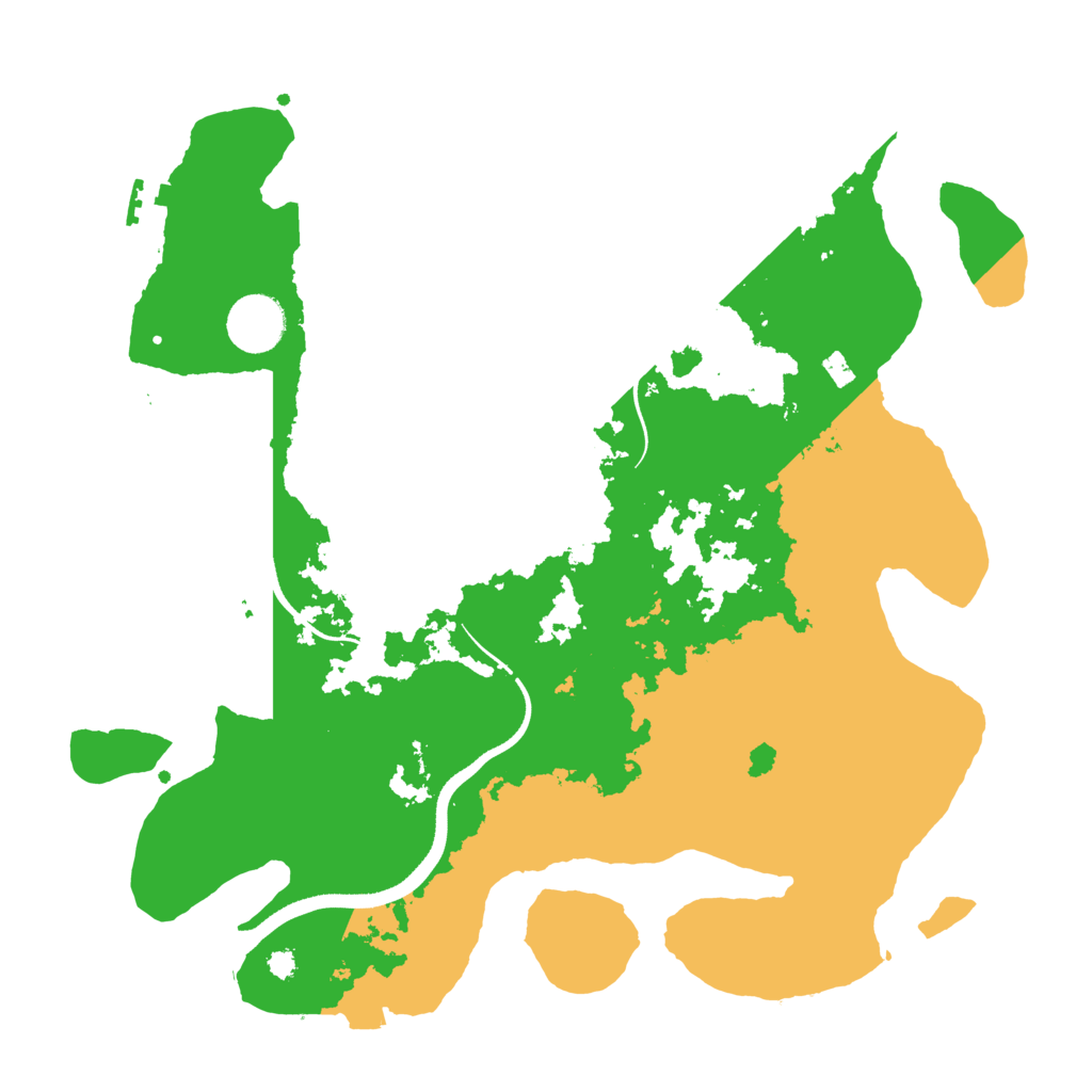 Biome Rust Map: Procedural Map, Size: 3500, Seed: 2065724967