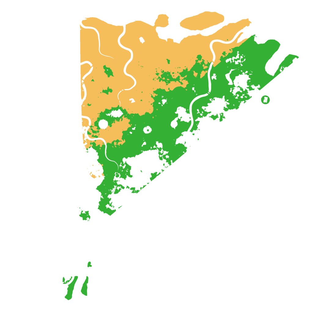 Biome Rust Map: Procedural Map, Size: 6000, Seed: 98638288