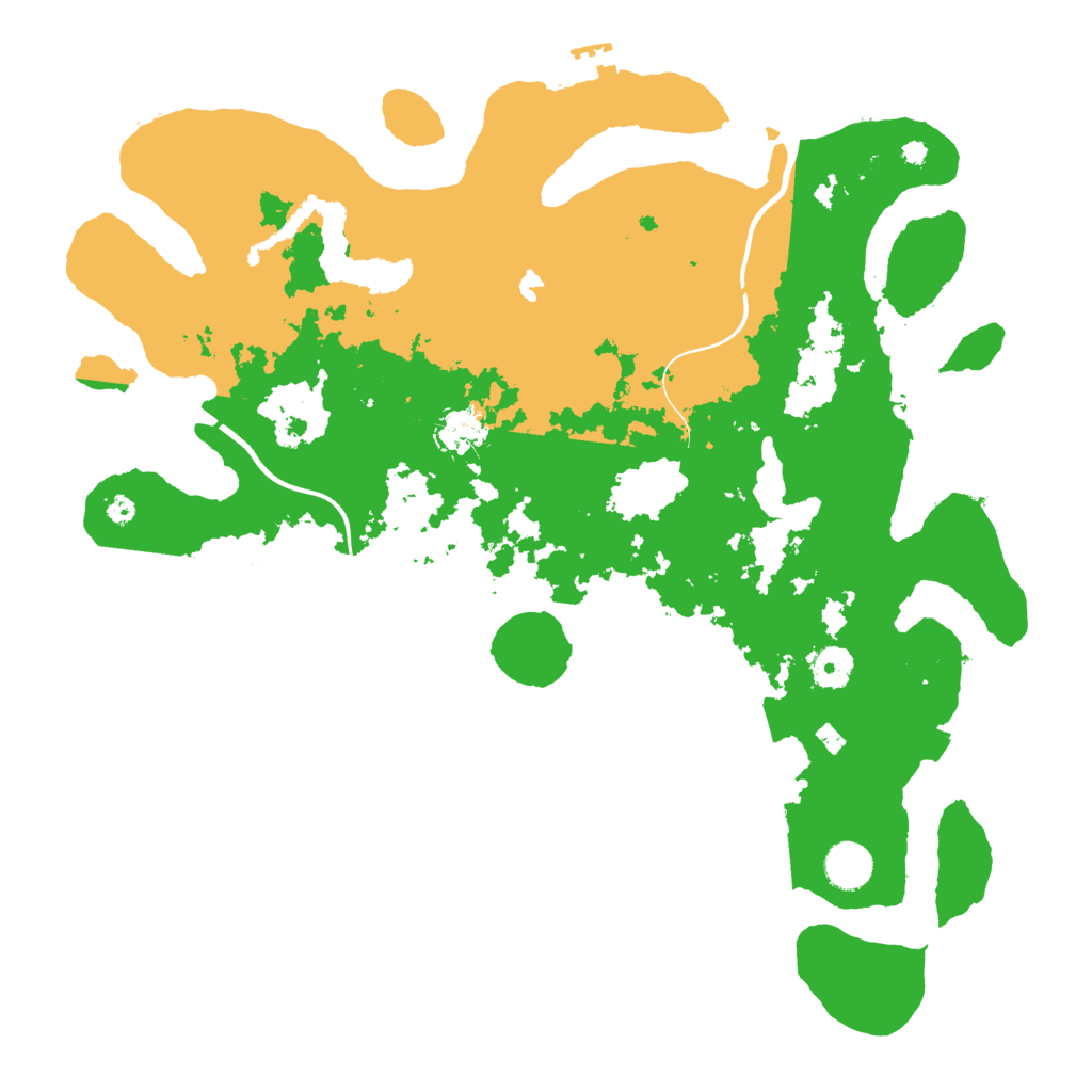 Biome Rust Map: Procedural Map, Size: 4000, Seed: 1222414876